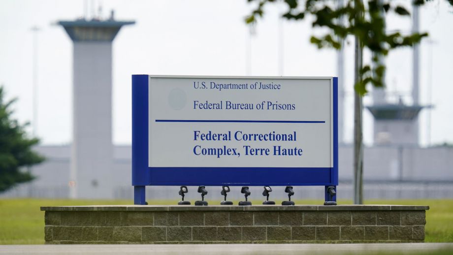 Federal Correctional Complex Terre Haute Entrance Sign