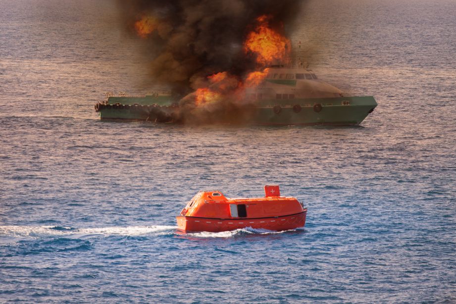 Dive Boat on Fire