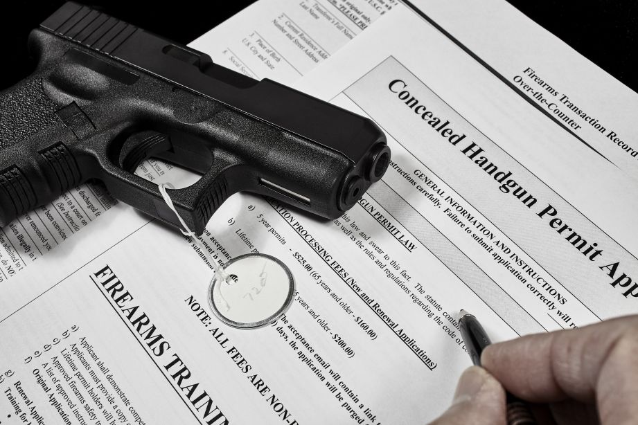 Concealed permit application and gun