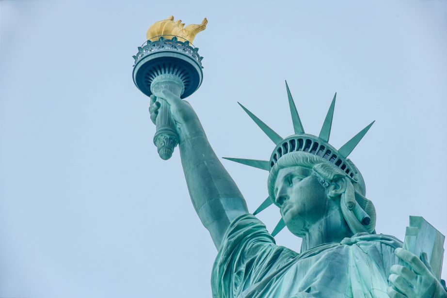 Lady liberty close up