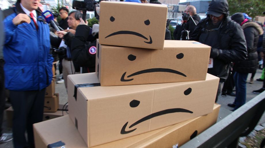 Amazon Protests in New York