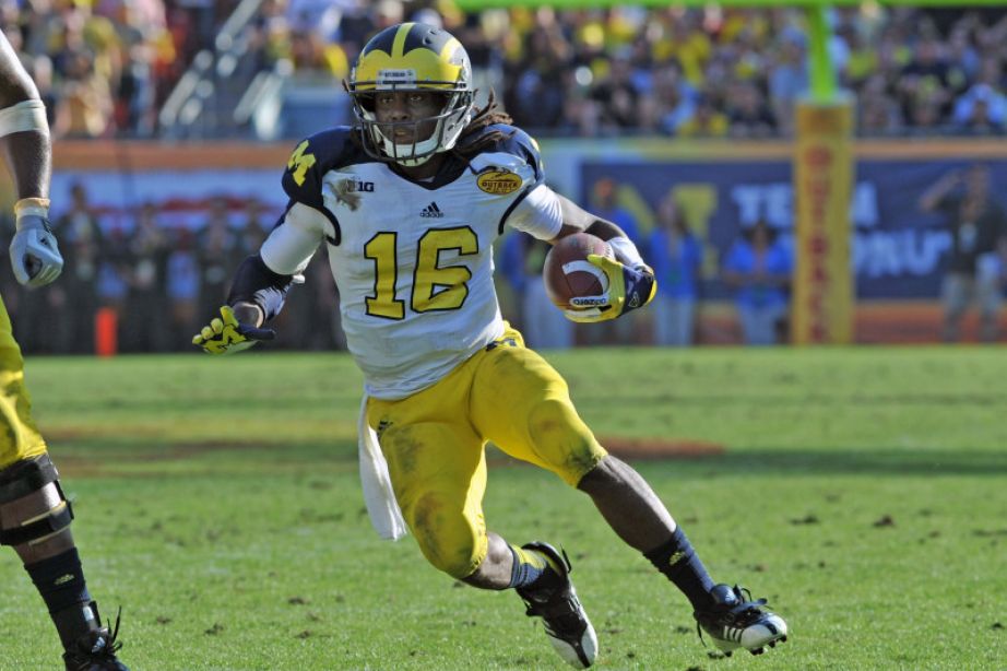 Former Michigan Star Denard Robinson Sues NCAA Over Name, Image, and Likeness Rights - Al Messerschmidt/Getty Images via bleacerreport.com