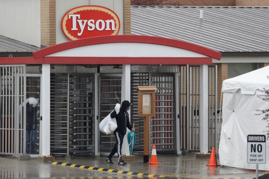 Tyson Foods processing plant.